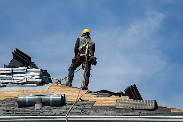 Professional Roof Installation technician working in Nunda, NY